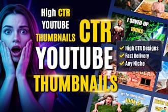 make high CTR thumbnails for you