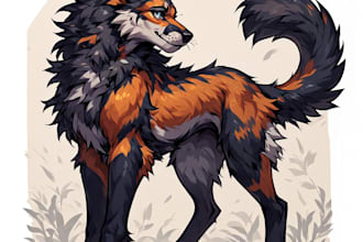 draw furry art, fursona, furry oc and anthro art, sfw