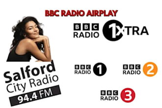 promote and airplay your track on top UK radio and bbc stations