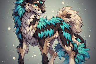 furry foursome oc artwork in nsfw or sfw, anthro furry
