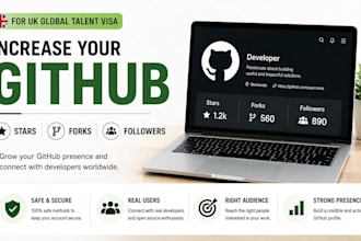 get github fork stars and followers for you uk global talent