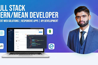 develop responsive website using mean or mern stack developer