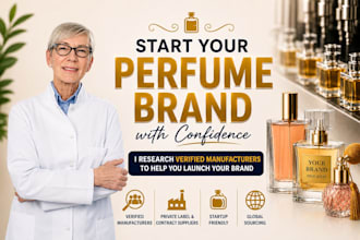 do perfume formulation, start perfume brand, researched verified manufacturers