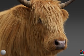 create aaa quality 3d animal characters with realistic fur in ue5