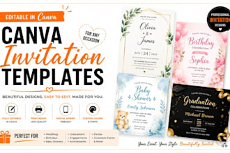 create digital wedding invitation wedding invitation design and canva invitation