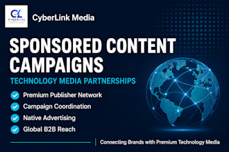 manage sponsored content for tech brands