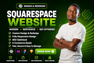 build, develop or revamp squarespace website with custom squarespace development