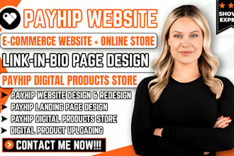 do payhip website, payhip ecommerce website, payhip online store, link bio page