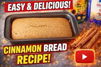 design eye  catching youtube cooking thumbnails
