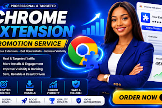chrome extension promotion, users chrome download, browser extension users