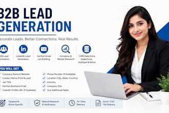 b2b lead generation  linkedin lead generation targeted email list
