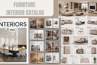 design furniture home interior appliance product catalog sellsheet and magazine