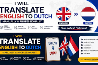 translate english to dutch manually and professionally