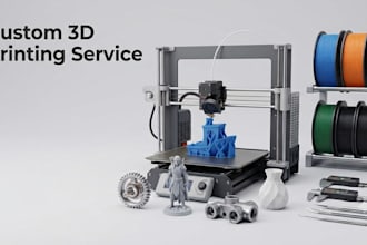 professionally 3d print your 3d model and ship it to you