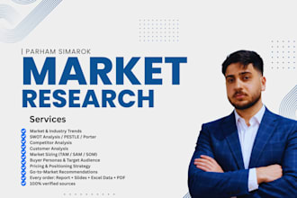 do market research in english and german