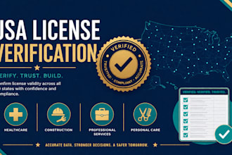 find and verify USA license number and status for your leads