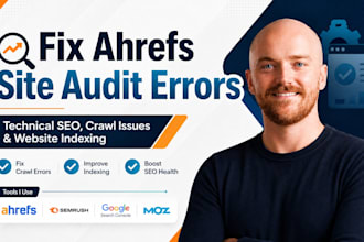 fix ahrefs site audit errors, technical seo issues and website indexing problems
