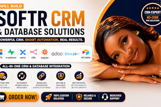 softr crm supabase xano n8n zapier odoo betrix24 airtable crm softr database
