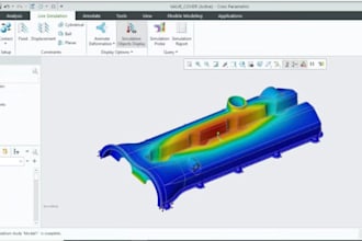 do fea analysis, cfd analysis, stress, thermal and moldflow simulation ansys