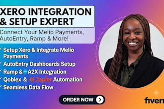 setup xero integrate melio payments autoentry dashboerds ramp a2x qoblex zapier