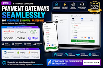 integrate wordpay verifone viva paddie mollie fastspings wordpress shopify