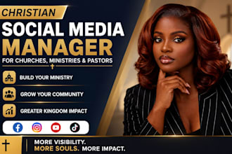 be your christian social media manager for churches, ministries and pastors