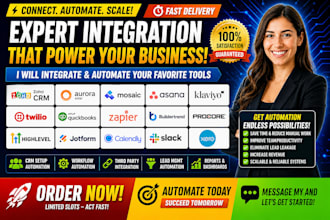 integrate zoho crm aurora solar mosaic asana klaviyo twilio quickbooks zapier