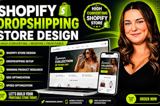 build redesign shopify website store, revamp shopify expert dropshipping website