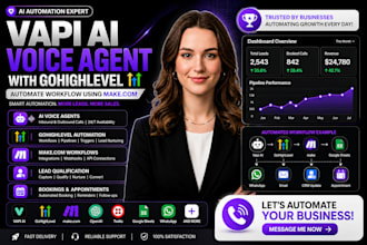 integrate vapi ai voice agent with gohighlevel automate workflow using make com