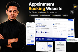 build a modern appointment booking website for your business