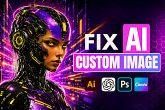 edit ai images flaw fixing, image upscaling and photo background removal