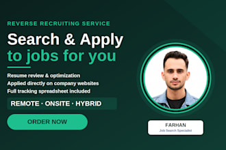 be your reverse recruiter and apply to jobs on your behalf