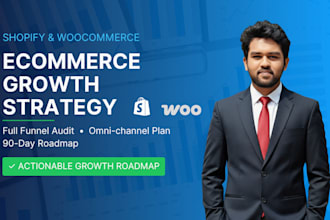 create an ecommerce growth strategy and omnichannel marketing plan
