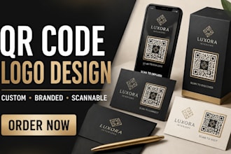 design a custom qr code with a unique brand identity