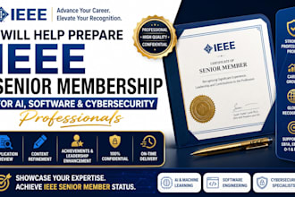 help prepare ieee senior membership for ai, software, cybersecurity professional