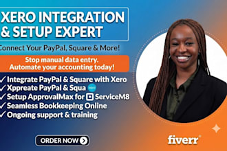 integrate paypal square xero setup approvalmax service m8 bookkeeping online