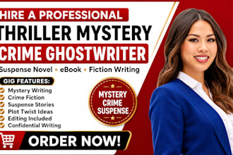 ghostwrite fiction mystery crime thriller suspense novel ebook writer author