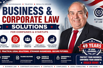 provide legal business and cooperate law solution for companies and startups