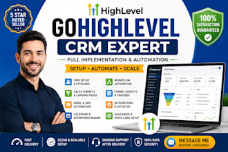 gohighlevel full crm implementation sales funnel and marketing automation
