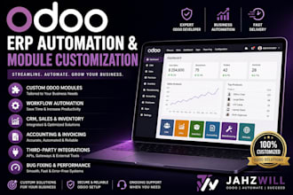 customize odoo erp modules and automate your business workflow