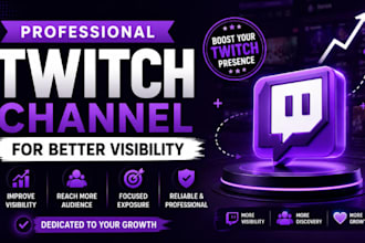professionally boost your twitch visibility