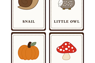design custom educational flashcards for kids