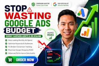 audit your google ads campaign and optimize shopping ads tracking
