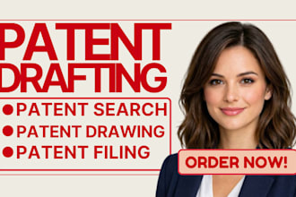 do patent search, patent drafting, and patent filing for uspto, ukipo, and wipo