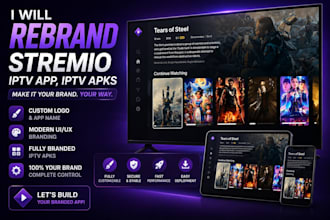 rebrand stremio iptv app, iptv apks