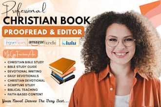 proofread, edit your german christian book devotional bible study book editor