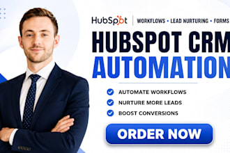 build hubspot multi step workflow email automation lead nurturing forms
