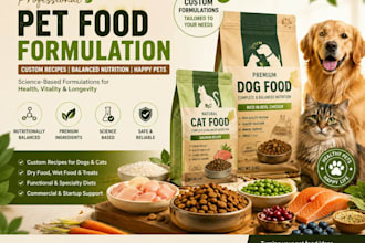 be your pet diet formulation for optimal health and growth