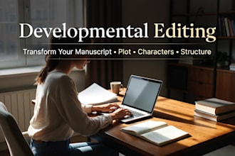 do fiction developmental editing and structural critique for your novel