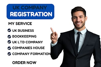 uk company registration with bookeeooing for companies house